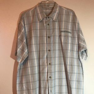 Short sleeve Phat Farm striped button down XXL